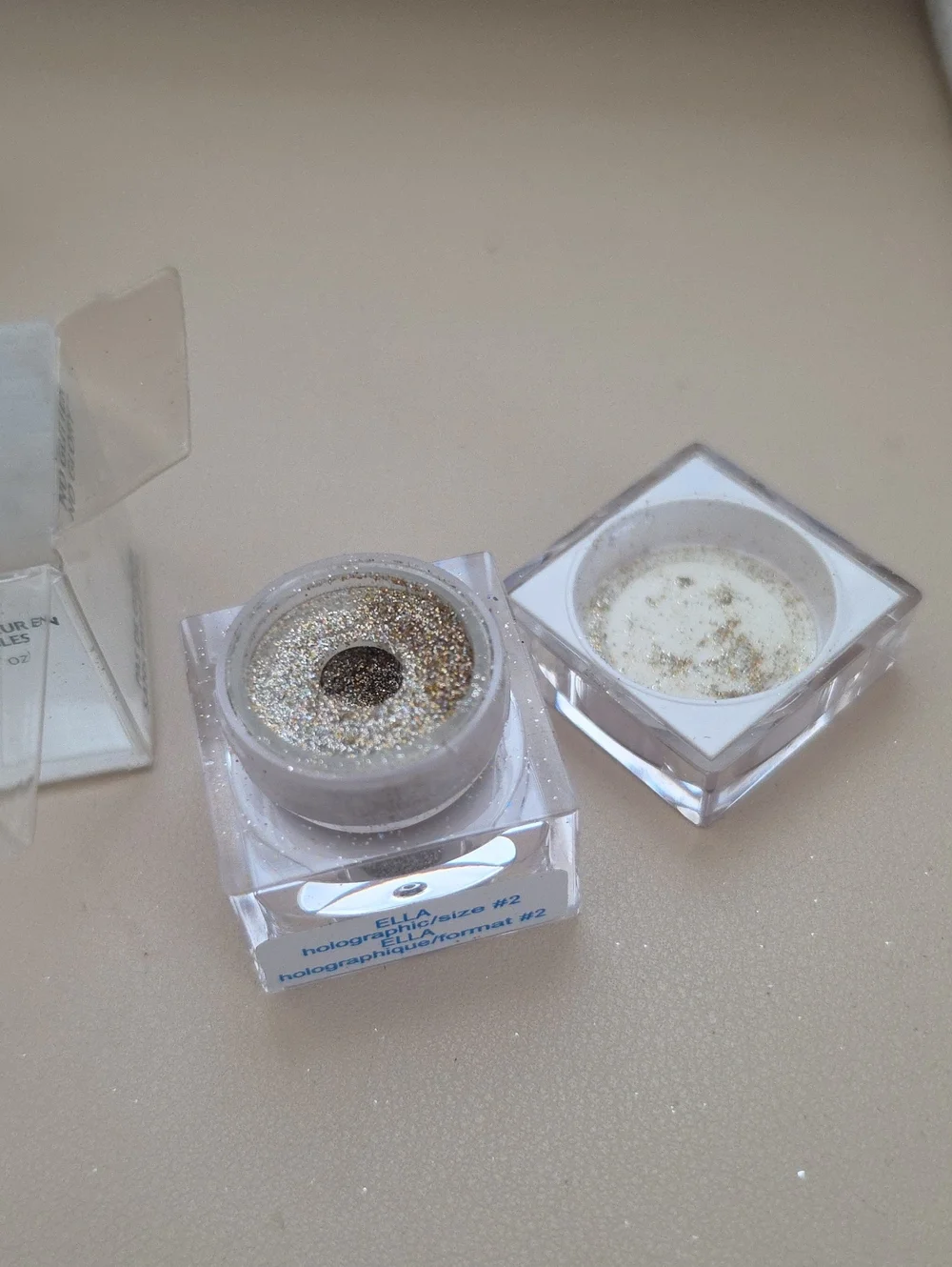 LIT Cosmetics Glitter Eyeshadow Set of 4 + Clearly Liquid Glitter Base